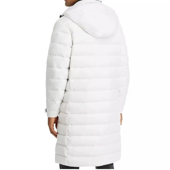 KARL LAGERFELD Men's Long Down Puffer Coat Hooded Apres Ski Jacket Limited Ed *S - Picture 3 of 10